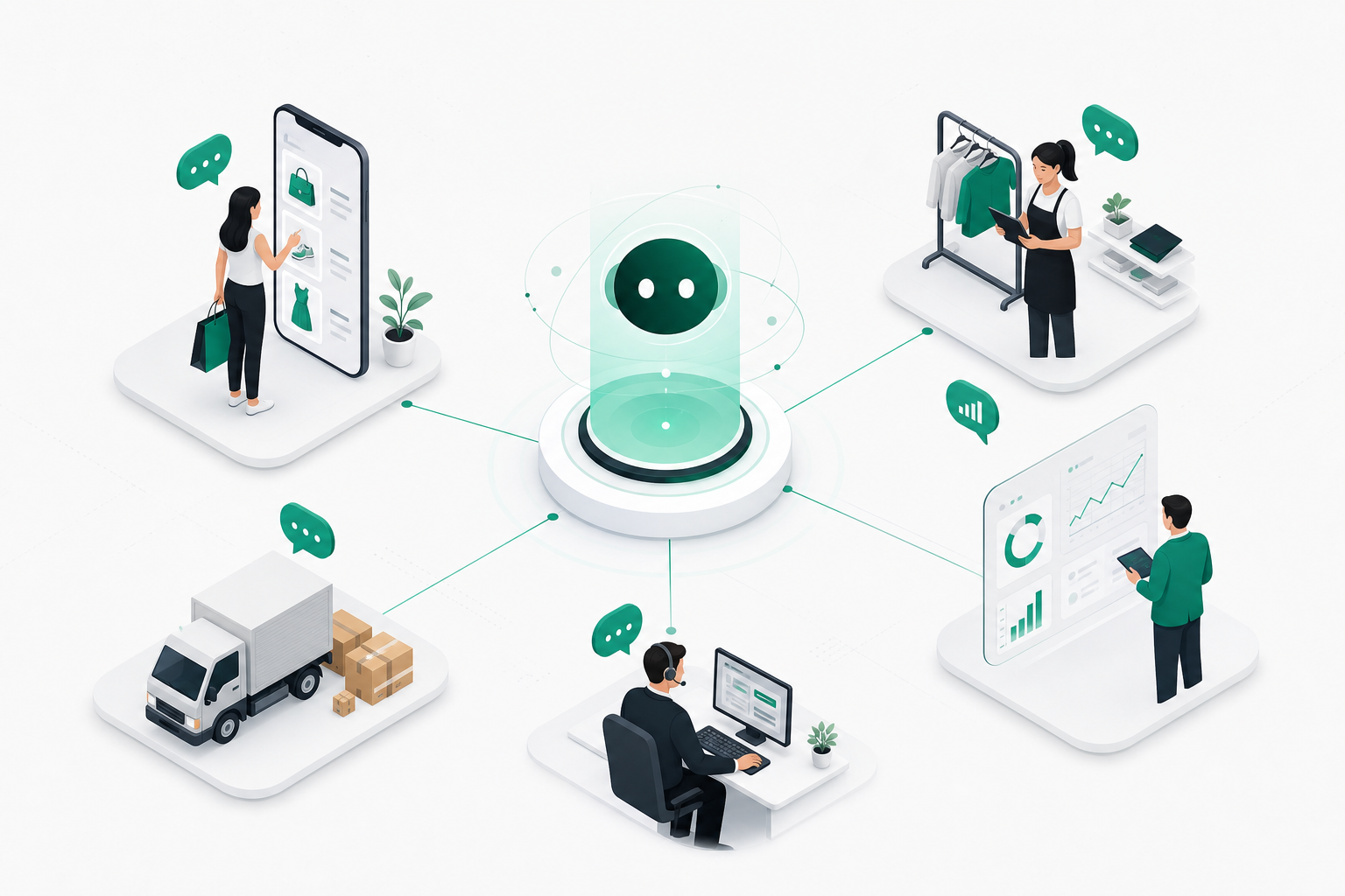 Diseñador de asistentes IA para retail